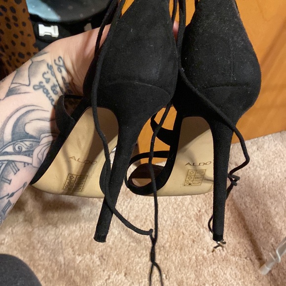 Aldo black stilettos. Size US10 - Picture 6 of 6